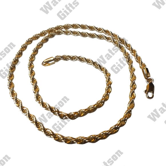 Other - COPY - NWOT 18K Real Gold 10 Layer's Over Jeweler's Brass 24' 4mm